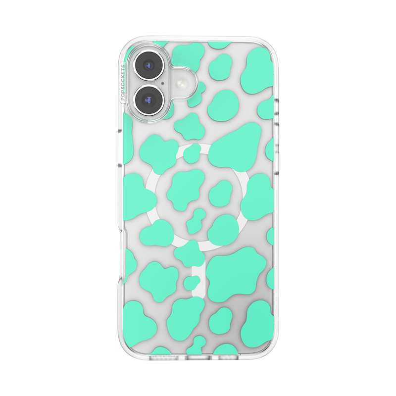 Turquoise Cow Cow — iPhone 16 Plus MagSafe Case image number 0